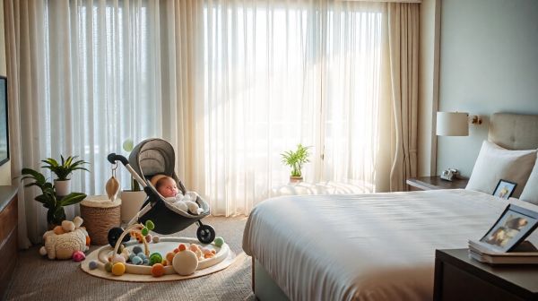 Astuces indispensables pour des vacances zen à l'hôtel avec bébé